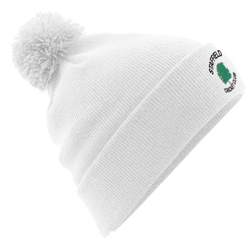 Original Pom Pom Beanie : White