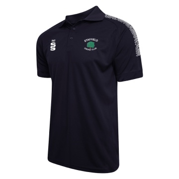 Dual Solid Colour Polo : Navy